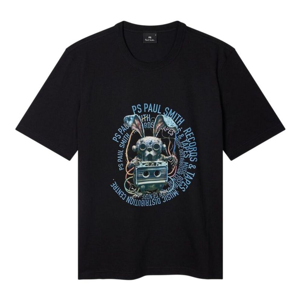 Paul Smith Mens Bunny Tapered T-Shirt / Black